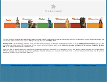 Tablet Screenshot of holidaypointtours.com